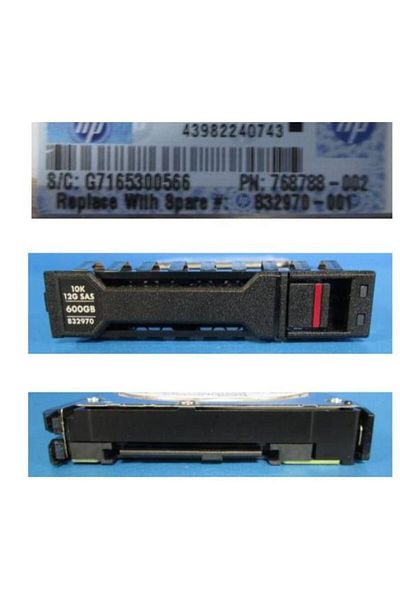 HP Enterprise Hard disk HP Enterprise SAS SFF, 600 GB, 12 GB, 10.000 de unități, 832970-001