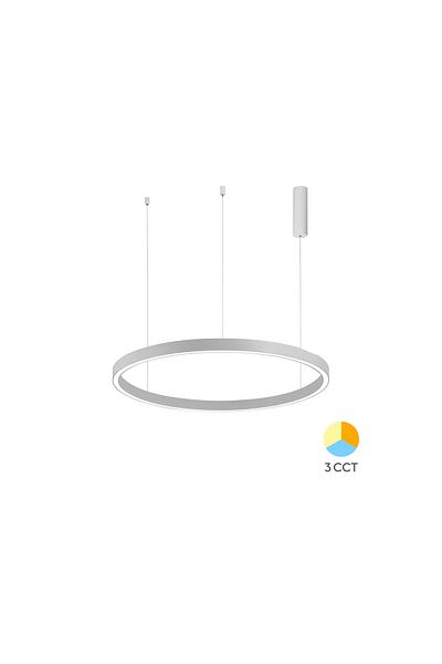 Braytron Lampă de tavan suspendată cu LED Lina 35W 3 în 1 Alb