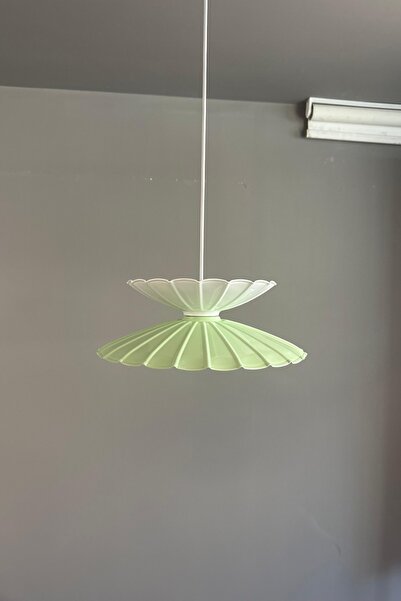 Bamyum Rubby Mint-Beyaz Metal Tekli Avize Mutfak Modern Dekoratif Sarkıt Aydınlatma