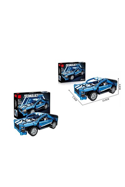 CHIRASO Sports Car Building Set, 227 pieces, blue