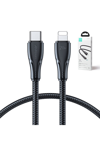 Joyroom Cablu iPhone Surpass USB-C - Lightning 20W 1.2m Negru