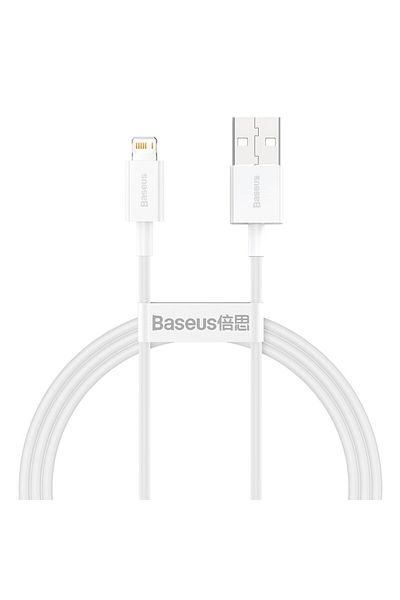 Baseus Superior kabel przewód USB Iphone Lightning 2.4A 1m Biały