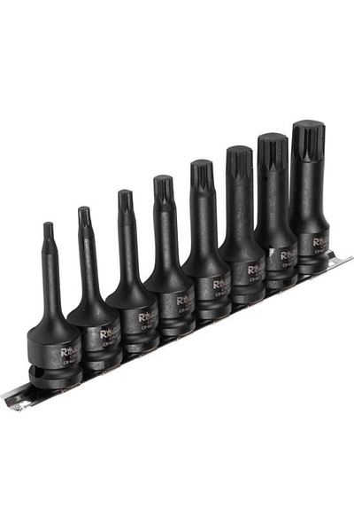 richmann exclusive Spline impact socket set, M5-M18, 1/2&#8221;, Richmann Exclusive