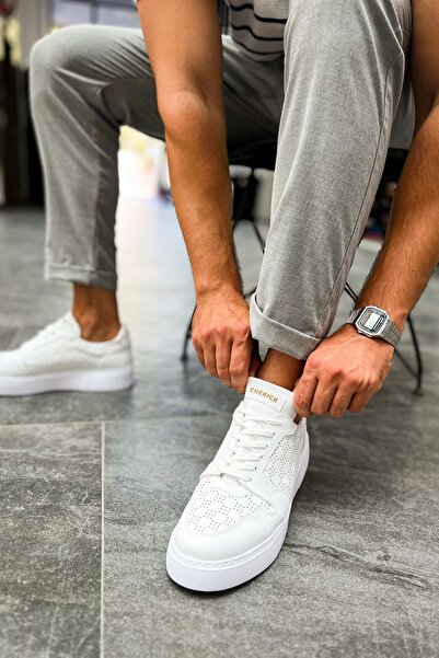 Chekich CH153 - CBT Oxford Ανδρικά παπούτσια ΛΕΥΚΑ