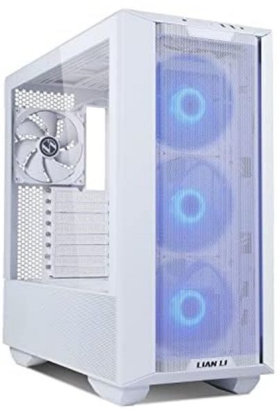 Lian Li علبة ألعاب LANCOOL III RGB من الألومنيوم الأسود مع 4 مراوح PWM
