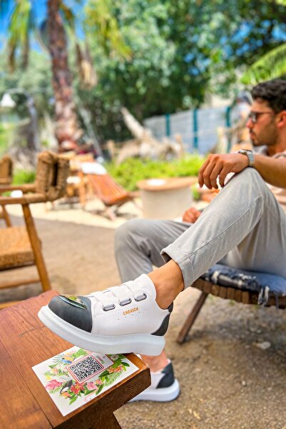 Chekich CH251 GBT Mirror Furry Чоловічі черевики БІЛИЙ/АНТРАЦИТ