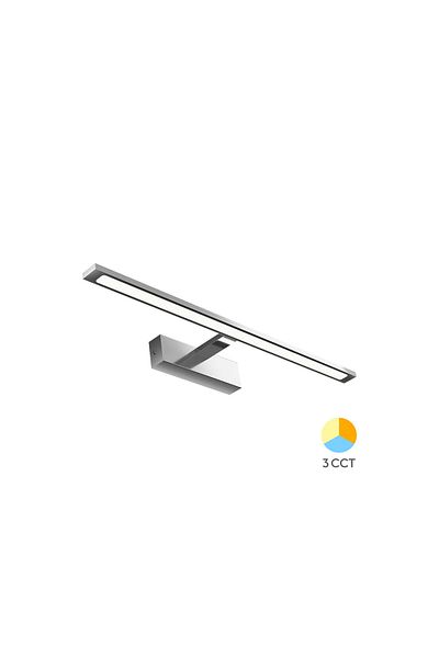 Braytron Corp de iluminat LED pentru baie 12W 3 în 1 600 mm cromat IP44 Aria