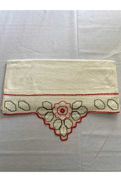 DE&Mİ TEKSTİL AHFA BAMBU ÇİÇEK DESENLİ HAVLU