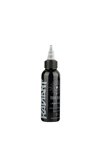 Radiant Colors Tribal Black - Radiant Tattoo Dövme Boyası - 2oz/60ml