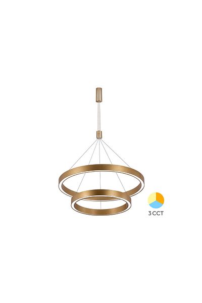 Braytron Decorative LED Pendant Light Lina 65W 3in1 PD-2540 Auriu