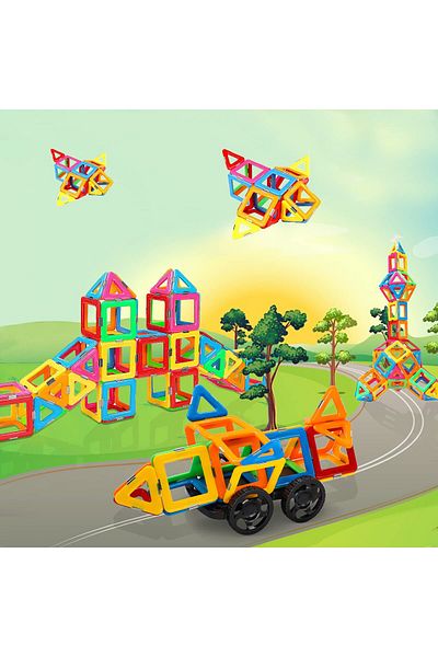 COOYA Magnetic Building Blocks for Kids,Safe & Durable,STEM Creativity Educational Toys for Creative Play