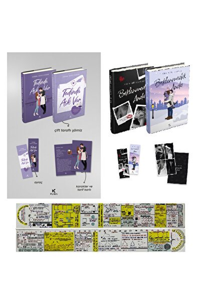 Pukka yayınları Tadında Aşk Var + Beklenmedik Anda 2 Kitap Set Tuğba Atıcı Co...