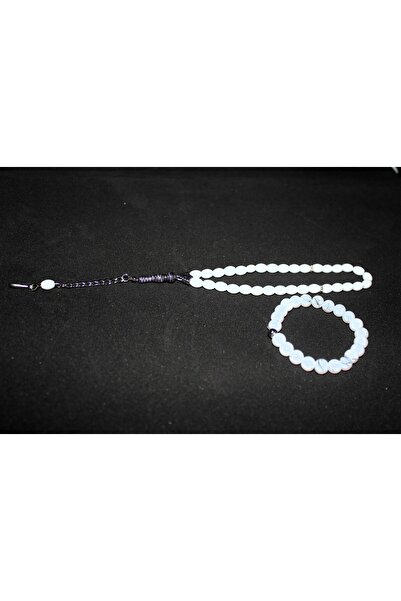 Lio20 مجموعة حجر العقيق الزجاجي والخرز التسبيح - إكسسوارات الهدايا وبوجيتييري...