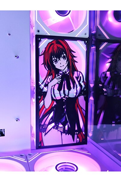 Caseybox Rias Gremory 120x240 mm Oyun Pc Aksesuarı, Masaüstü Bilgisayar Fan K...