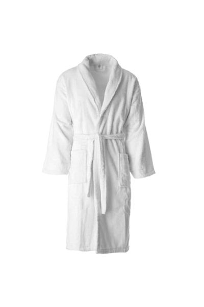 OEM Halat de baie, Unisex, Bumbac, Alb, XL
