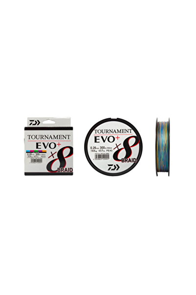 daiwa Tournament Evo+ 8b 0,26 Mm 300 M İp Misina
