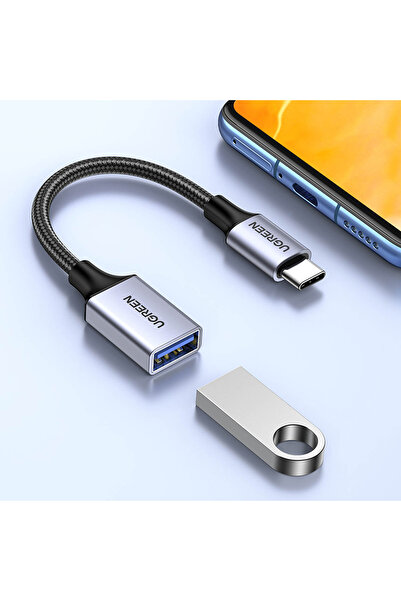 Ugreen Adapter przejściówka kabla USB-C na USB-A 5Gb/s 15cm czarny