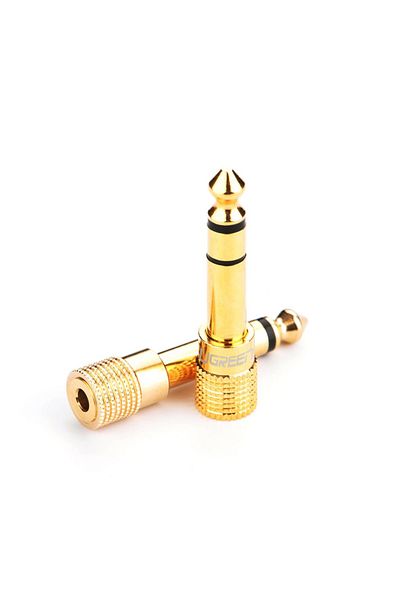 Ugreen Adaptor de la mini jack de 3,5 mm la jack de 6,3 mm auriu