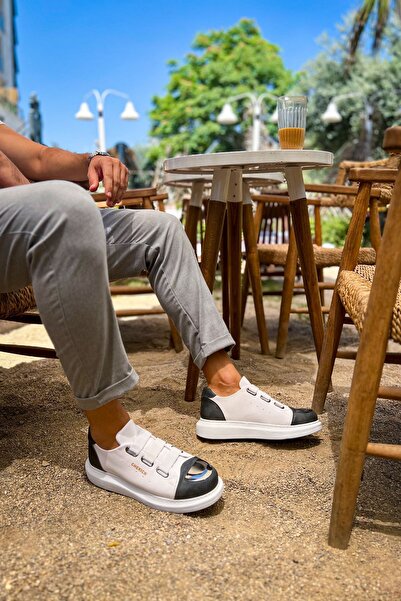 Chekich CH251 GBT Mirror Furry Чоловічі черевики БІЛИЙ/АНТРАЦИТ