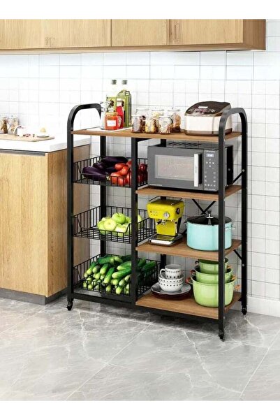 N2Y رف تخزين معدني متعدد الطبقات منظم للمطبخ