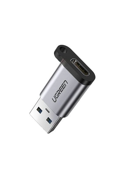 Ugreen Adaptor mufă de la USB-C la USB 5Gb/s gri