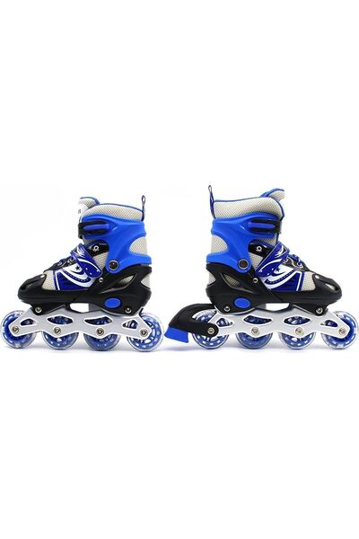 Türkiye Skates Adjustable Size Roller Skates with Flashing Wheels for Outdoor Indoor Children Skate Shoes fo