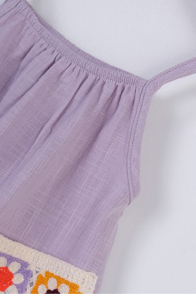 Bondberro Φόρεμα Flamed Muslin για κορίτσια 100% βαμβάκι οργανικό