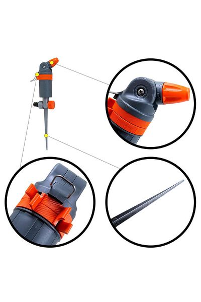 Strend Pro Metal stake sprinkler, 2 spray modes, Strend Pro