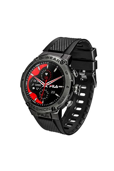 Fila Adult Unisex Smartwatch Watch, Black SW/27,