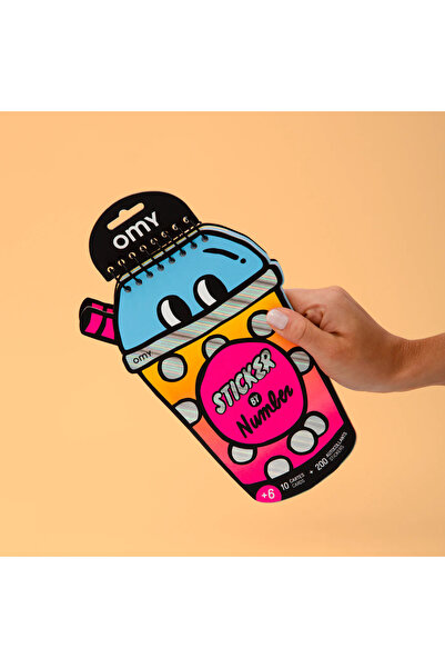 OMY Sticker by Number - Bubble Tea
