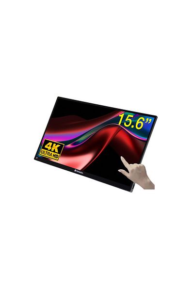 Verbatim Przenośny monitor dotykowy PMT-15 15.6" 4K UHD metalowa obudowa, 32238