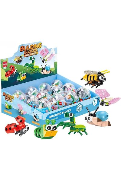 Deli EH740 Model 12 Kids Building Block Set 12-Pieces