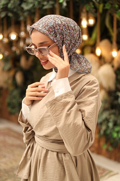 Silk Home وشاح من القطن الناعم مزين بالزهور الصغيرة - 73030 - 38