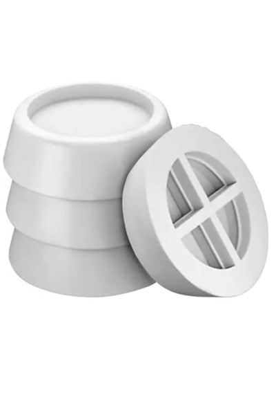 Glow Goods Set 4 Anti-Vibration and Soundproof Rubber Supports, Durable Thermoplastic Rubber, for Washing Machi