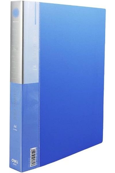 Deli E5382 2.5 cm A4 2O Ring Binder File, Assorted