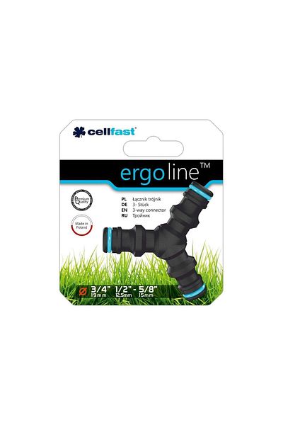 Cellfast Adapter, quick coupling, 3-way, ERGO