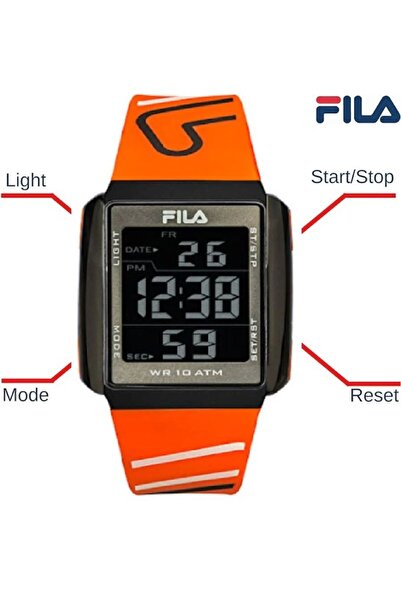 Fila Adult Unisex Analog Watch, Orange 38-325-006, 40 mm