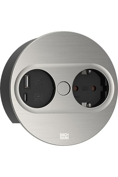 Electronica Bachmann TWIST 2 1xCEE7/3 1xUSB A/C 22W, 946.004