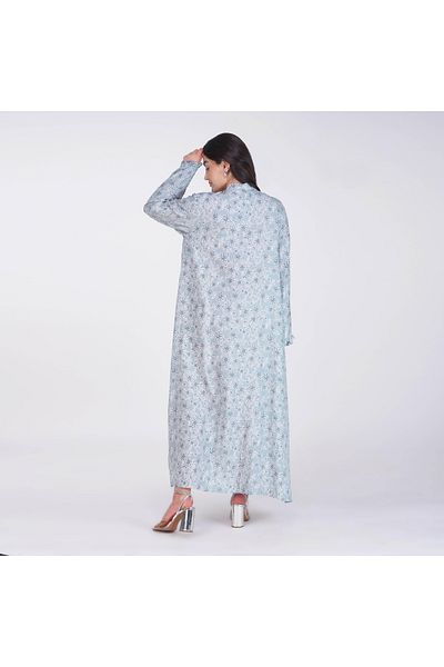 LINELLE Rayon Floral Printed Maxi Dress – Button Down, Full Sleeves, Available in 3 Colors.