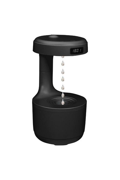DPM Umidificator de aer anti-gravitațional DFZ001B, 800ml, temporizator, ceas, iluminare cu led, 5w