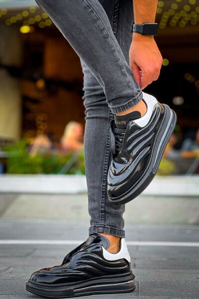 Chekich CH299 GRT Sollıevo Ανδρικά Παπούτσια ΜΑΥΡΟ/ΛΕΥΚΟ