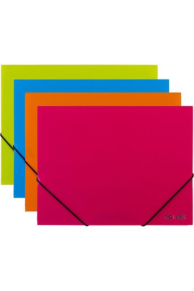 Deli مجلد E39504 بثلاثة طيات، مقاس A4، متنوع