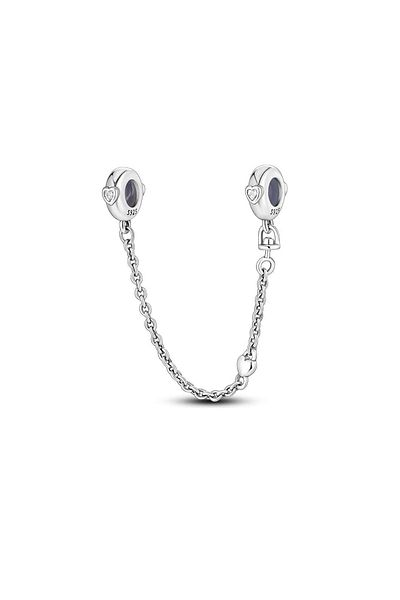 OEM Clear Heart Safety Chain Charm