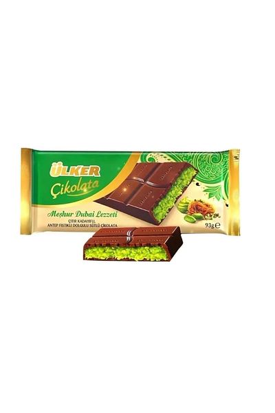 Ülker Dubai Kunafa Chocolate 93 g X 6 Pieces