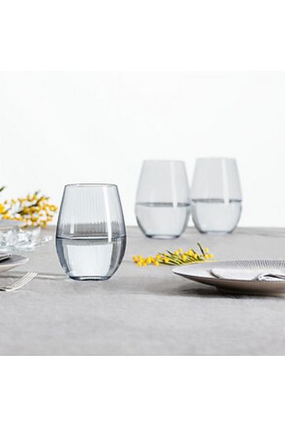 Secret de Gourmet Set of 6 universal glasses, Midnight, 540 ml