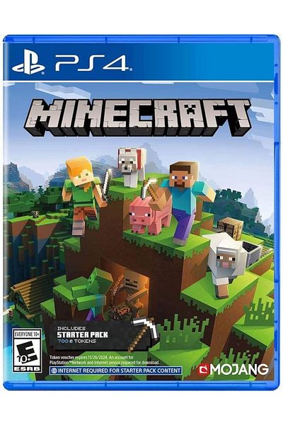Mojang مجموعة ماين كرافت للمبتدئين من بلاي ستيشن - 4