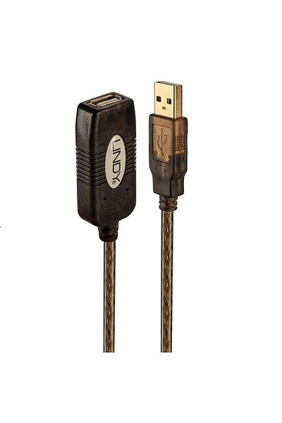 Electronica Cablu prelungitor Lindy 20m USB 2.0 activ, 42631