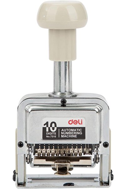 Deli آلة ترقيم 10 أرقام (E7510)