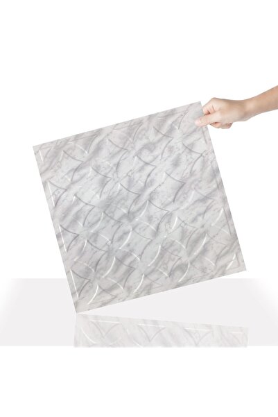 TİNK 3 Boyutlu Duvar Paneli Kabartmalı Retro Desen Pvc 41x41 cm/ 6 Adet /1 m²...