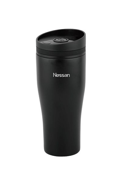 Nessan By Styli Insulated Stainless Steel Vacuum Mug, 360ml - Black